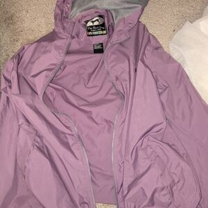 Purple Windbreaker Jacket The Black Dog Women Size Sm